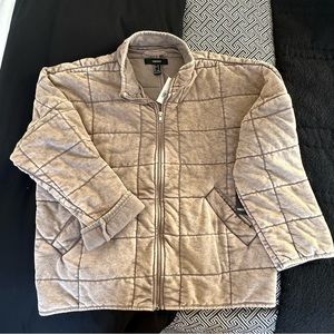 Dolman Quilted Knit Jacket
